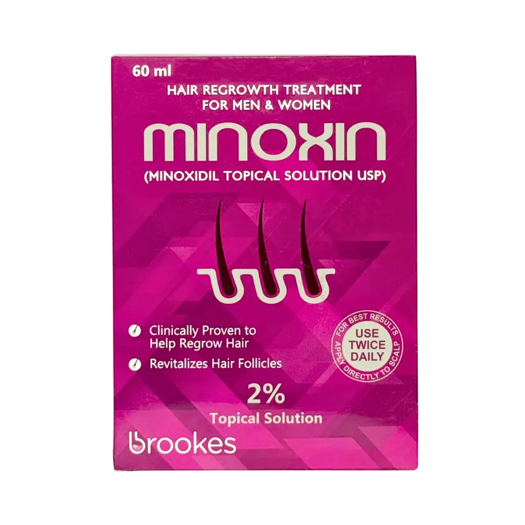 Minoxidil - Minoxin 2% Topical Solution 60ml