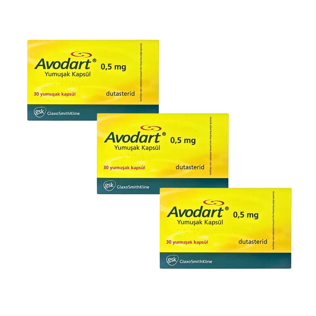 Dutasteride - Avodart 0.5mg Tablets 30 tabs