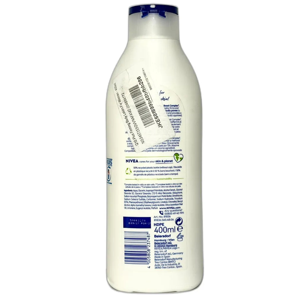 Nivea Firming Raffermissant + Vitamin C & Q10 for Normal skin Body Lotion 400ml