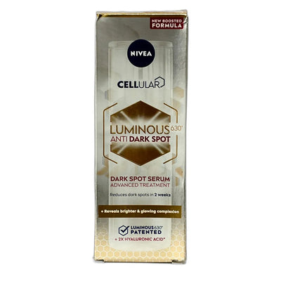 Nivea Luminous630 AntiDark Spot Advanced Serum treatment UVA/UVB 30ml