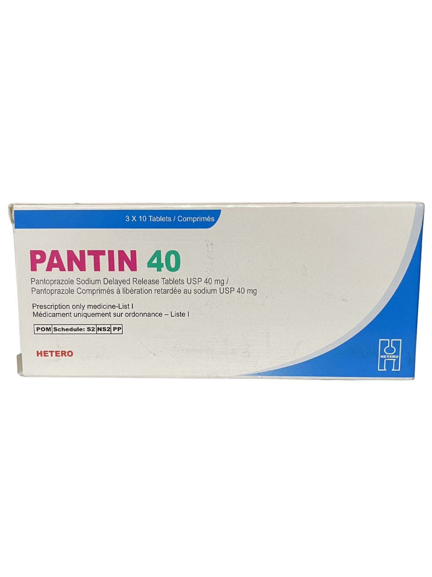 Pantin 40 - Pantoprazole 40mg (30 Tablets)