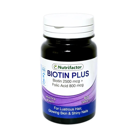 Nutrifactor Biotin - Nutrifactor 5000mcg Tablets 60 tabs