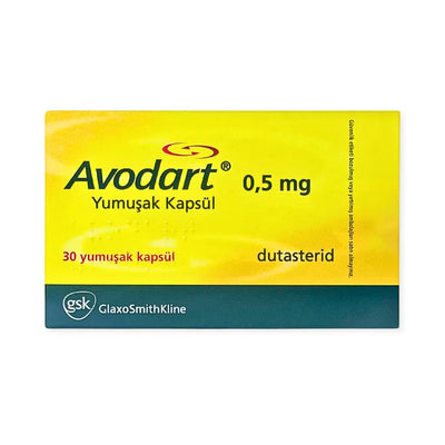Dutasteride - Avodart 0.5mg Tablets 30 tabs