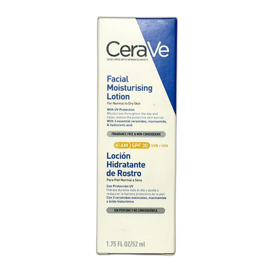 CeraVe AM Facial Moisturizing Lotion For Normal to Dry Skin SPF30 52ml