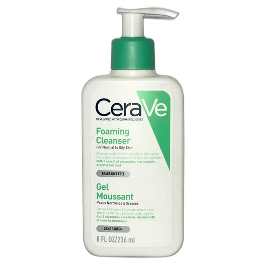 CeraVe Foaming Cleanser for Normal to Oily Skin 236ml