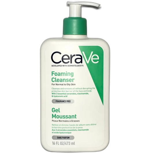 CeraVe Foaming Cleanser for Normal to Oily Skin 473ml
