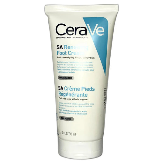 CeraVe SA Renewing Foot Cream for extremely Dry, Rough and Bumpy Skin 88ml
