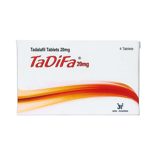 Tadalafil - Tadifa 20mg Tablets 4 tabs