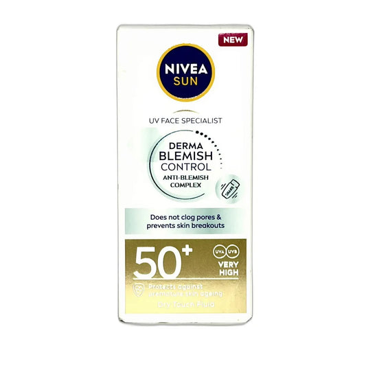 Nivea Sun Derma Blemish Control Anti-blemish complex UVA & UVB 50+ 40ml