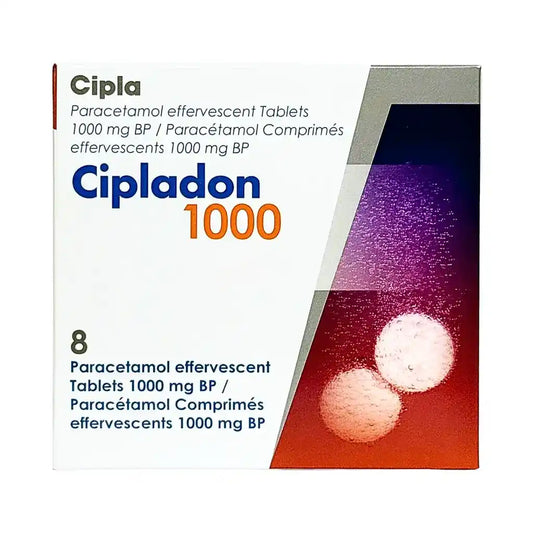 Paracetamol - Cipladon 1g Tablets 24 tabs